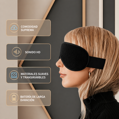 SleepWave™ – Antifaz Bluetooth para Dormir Mejor