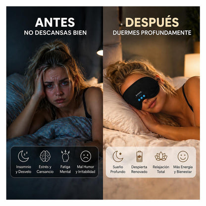 SleepWave™ – Antifaz Bluetooth para Dormir Mejor