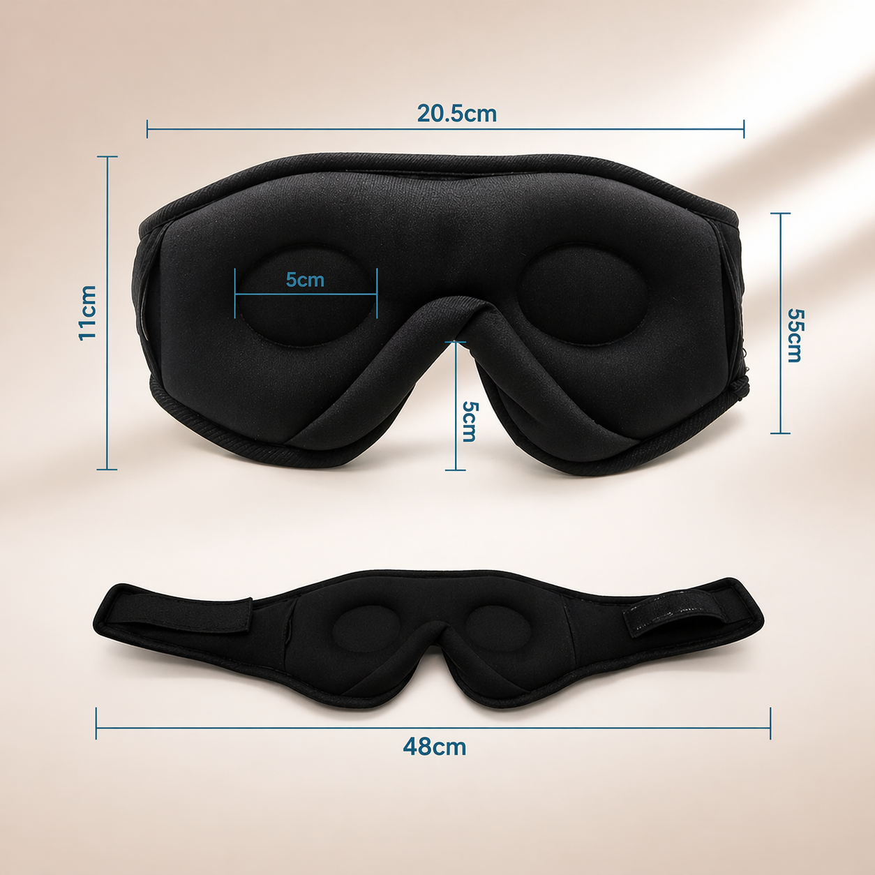 SleepWave™ – Antifaz Bluetooth para Dormir Mejor